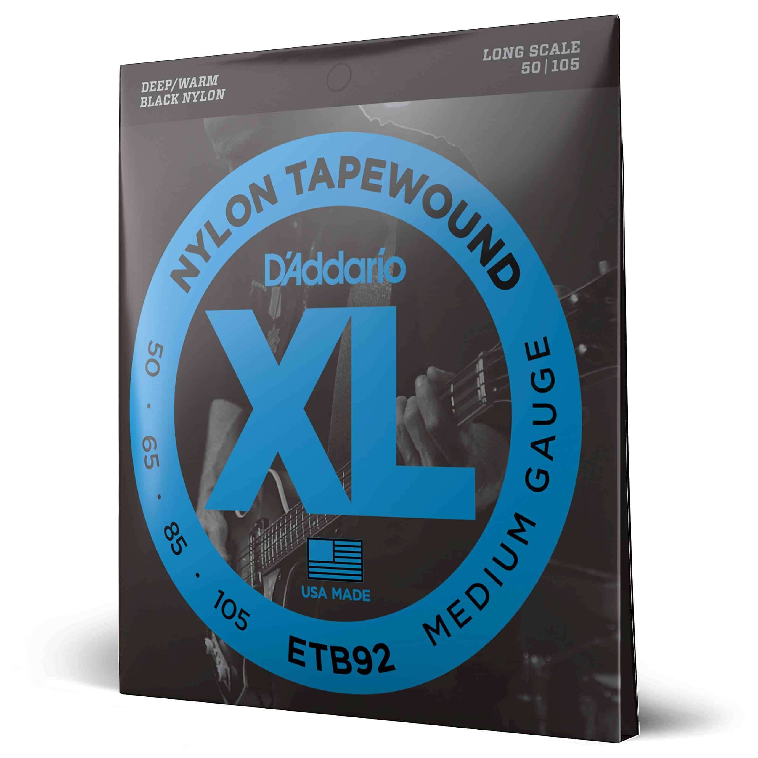 D'Addario ETB92 Cuerdas de bajo eléctrico Tapewound - Para