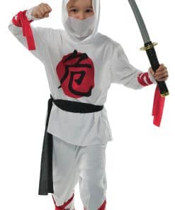 Conjunto de Disfraz de Ninja Guerrero Blanco Amscan 840272