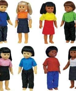 Muñecas Multiculturales Get Ready Kids, Set de 8 (639)