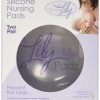 Almohadillas de lactancia de silicona reutilizables