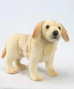 Peluche de Cachorro de Labrador Amarillo HANSA de Pie de