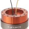 Adaptador de Liberación Rápida del Volante NRG -Naranja/Crom