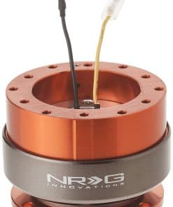 Adaptador de Liberación Rápida del Volante NRG -Naranja/Crom
