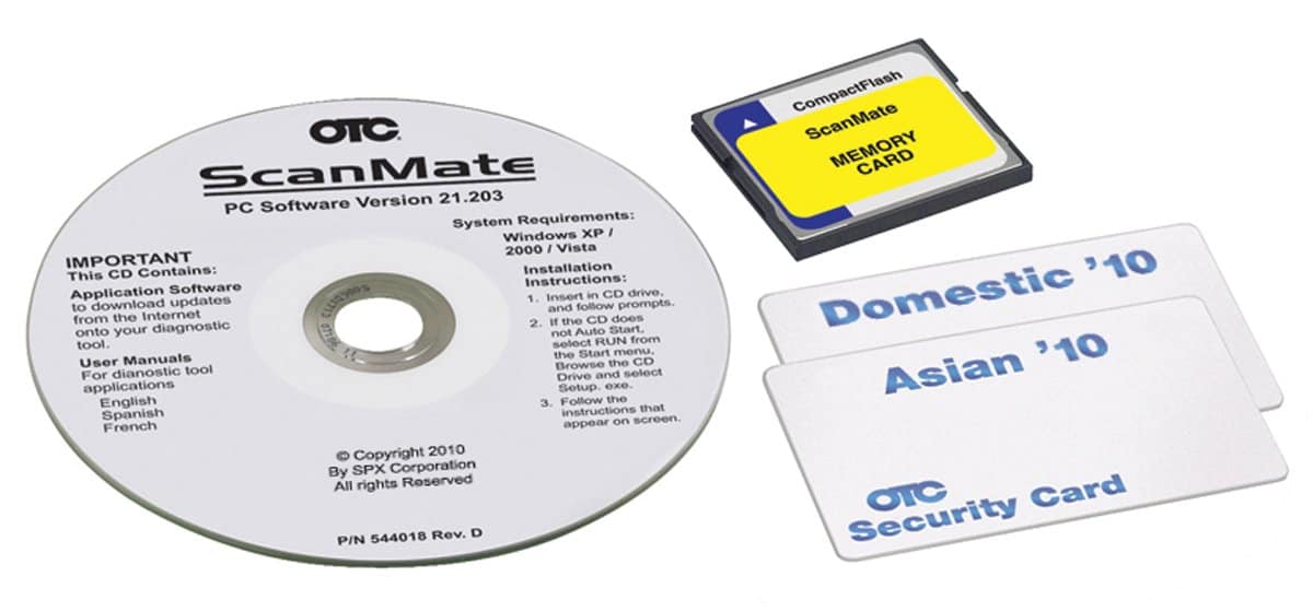 Kit de Actualización OTC Genisys 3774-30 Nemisys USA 2010