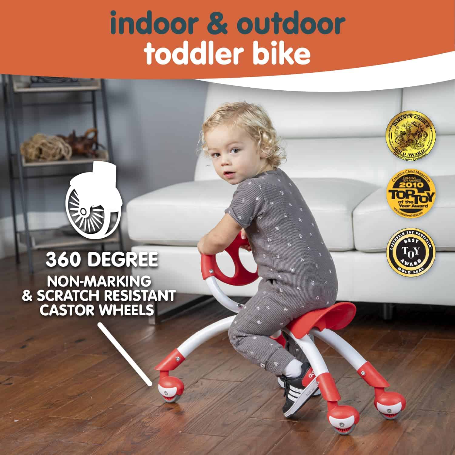 YBIKE Pewi Juguetes para Caminar - Andador para niños de 9 - Imagen 5