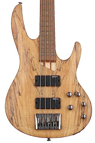 Bajo de guitarra ESP LTD B-204SM Spalted Maple, Natural