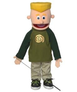 Títere de ventrílocuo Eddie de 25", Niño Melocotón, Cuerpo