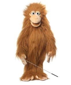 Marioneta Mono 28", Cuerpo Completo, Estilo Ventrílocuo