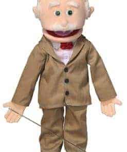 Marioneta de Ventrílocuo Estilo Abuelo Durazno de 25",