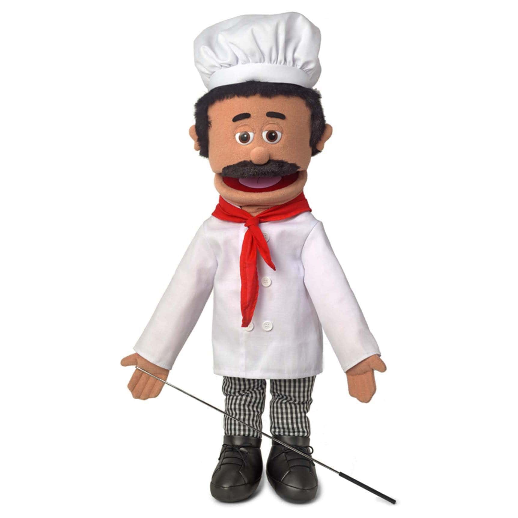 Muñeco de Ventriloquía Chef Luigi de 25", Cuerpo Completo
