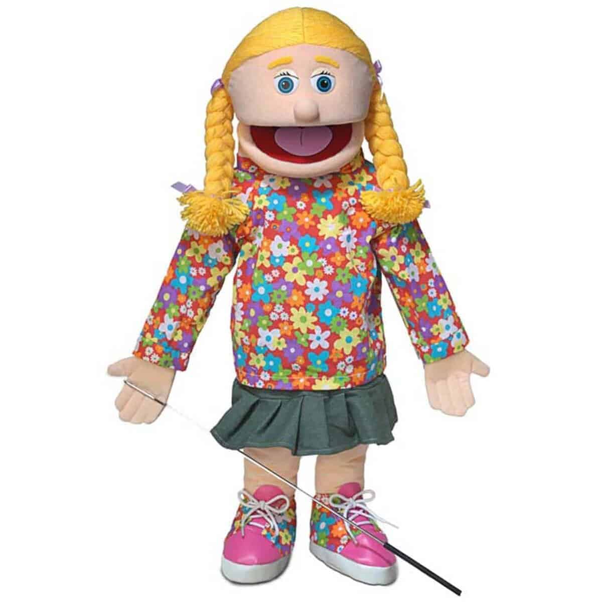 Marioneta Cindy de 25", Estilo Ventrílocuo de Cuerpo