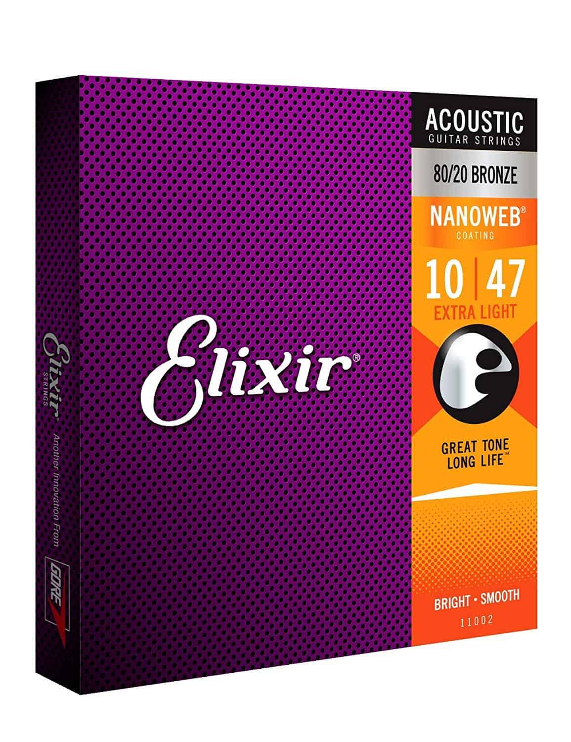 Cuerdas de Guitarra Acústica Elixir Nanoweb Extra Light - Imagen 4