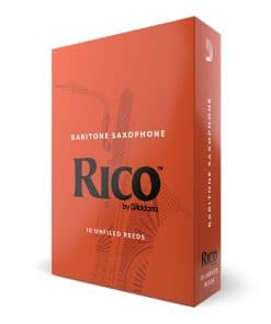 Cañas de Saxofón Barítono Rico - RLA1025 - Fuerza 2.5,