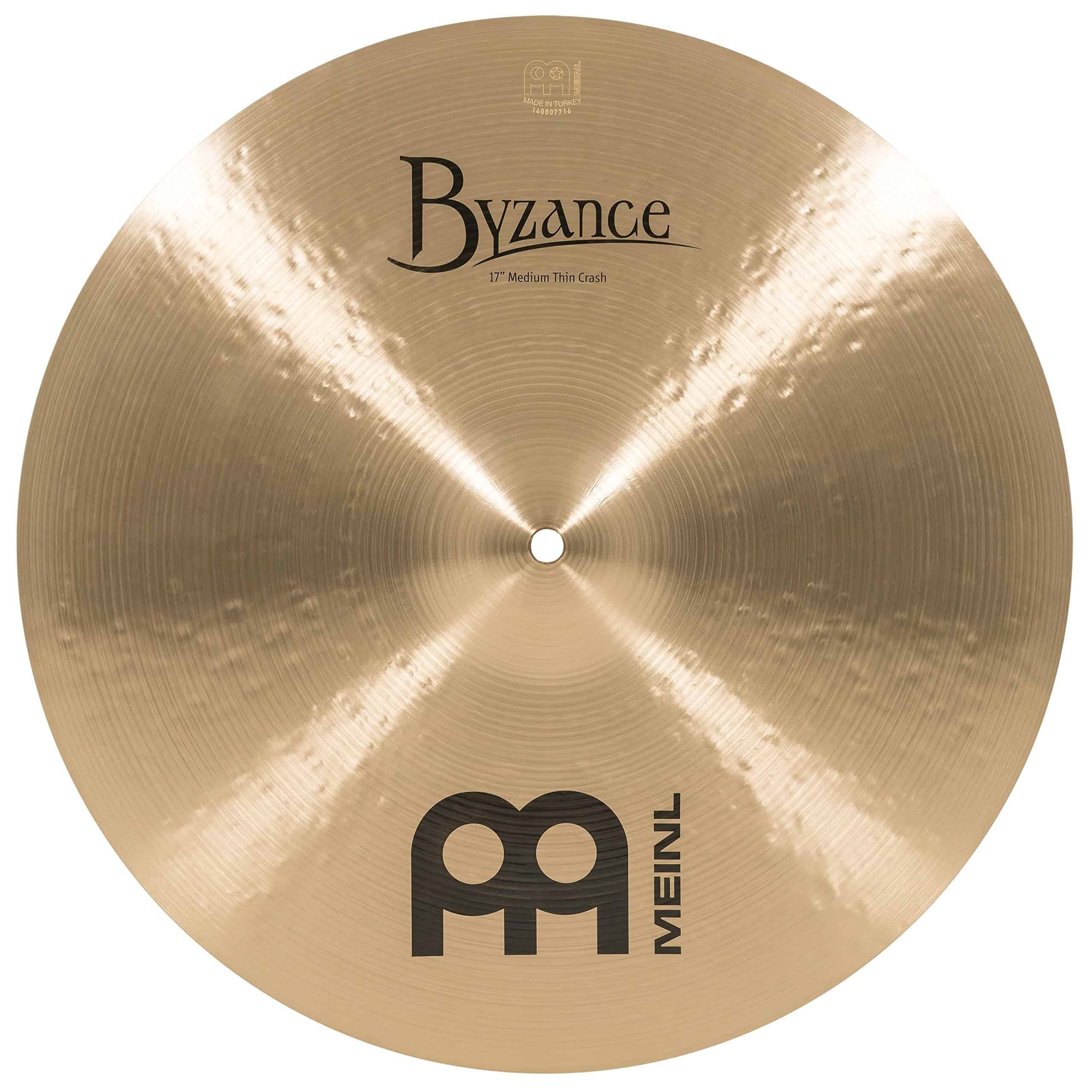 Platillo Crash Meinl Cymbals B17MTC Byzance de 17 pulgadas,