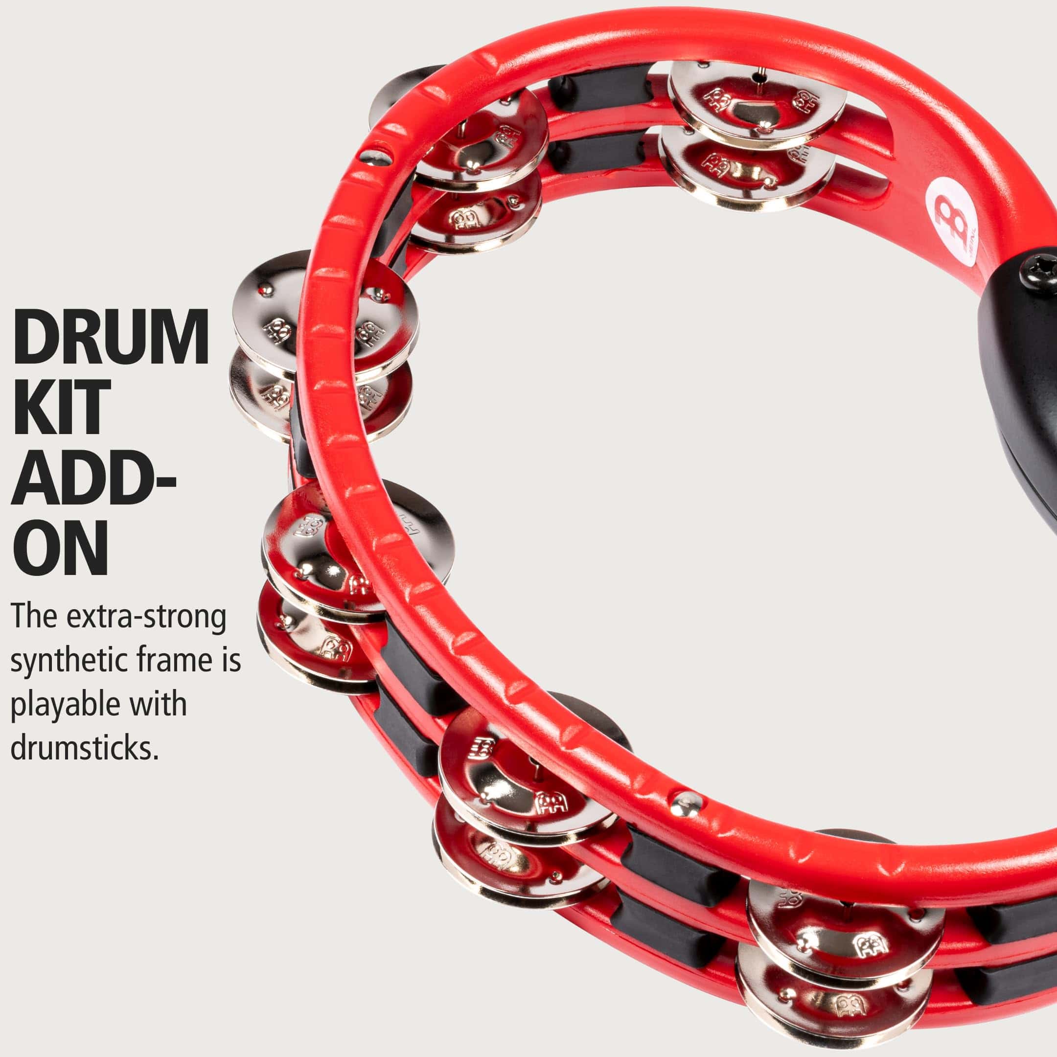 Meinl Percusión Tambourine Sintético Montable Instrumento - Imagen 5