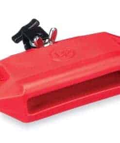 Bloque de percusión Latin Percussion, Mediano, Rojo (LP1207)