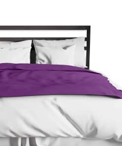 Liberator Decor Fascinator Throw - Manta -Berenjena