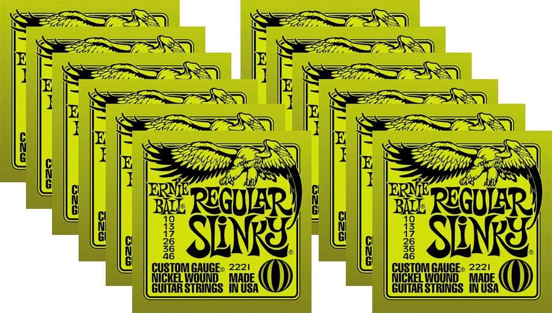 Cuerdas de guitarra Ernie Ball Regular Slinky Custom Gauge