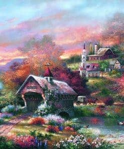 Rompecabezas Old Mill Creek de 1000 piezas por James Lee