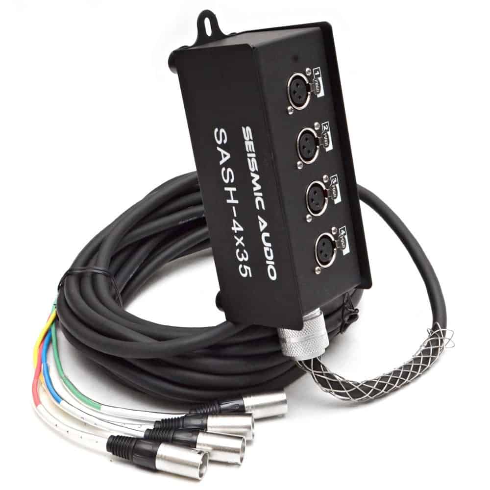 Seismic Audio - SASH-4x35 - Cable Serpiente de Sub Envío de