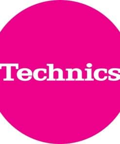 Technics Slipmat 60654 Simple T5: Blanco sobre Rosa