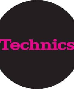 Technics Slipmat 60652 Simple T3: Rosa sobre Negro