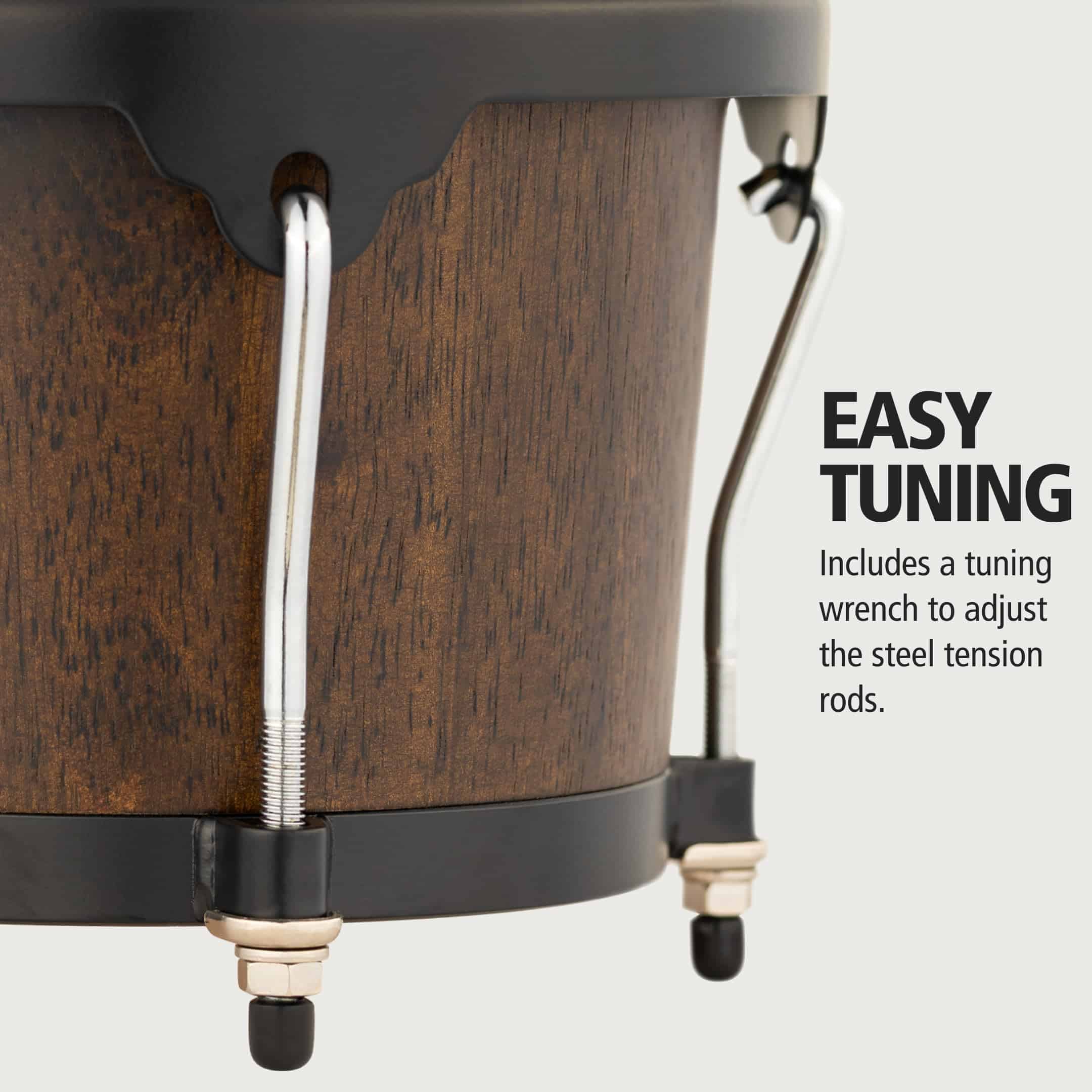 Set de Tambores de Mano Bongos Meinl Percussion 6.75" y 8" - Imagen 5