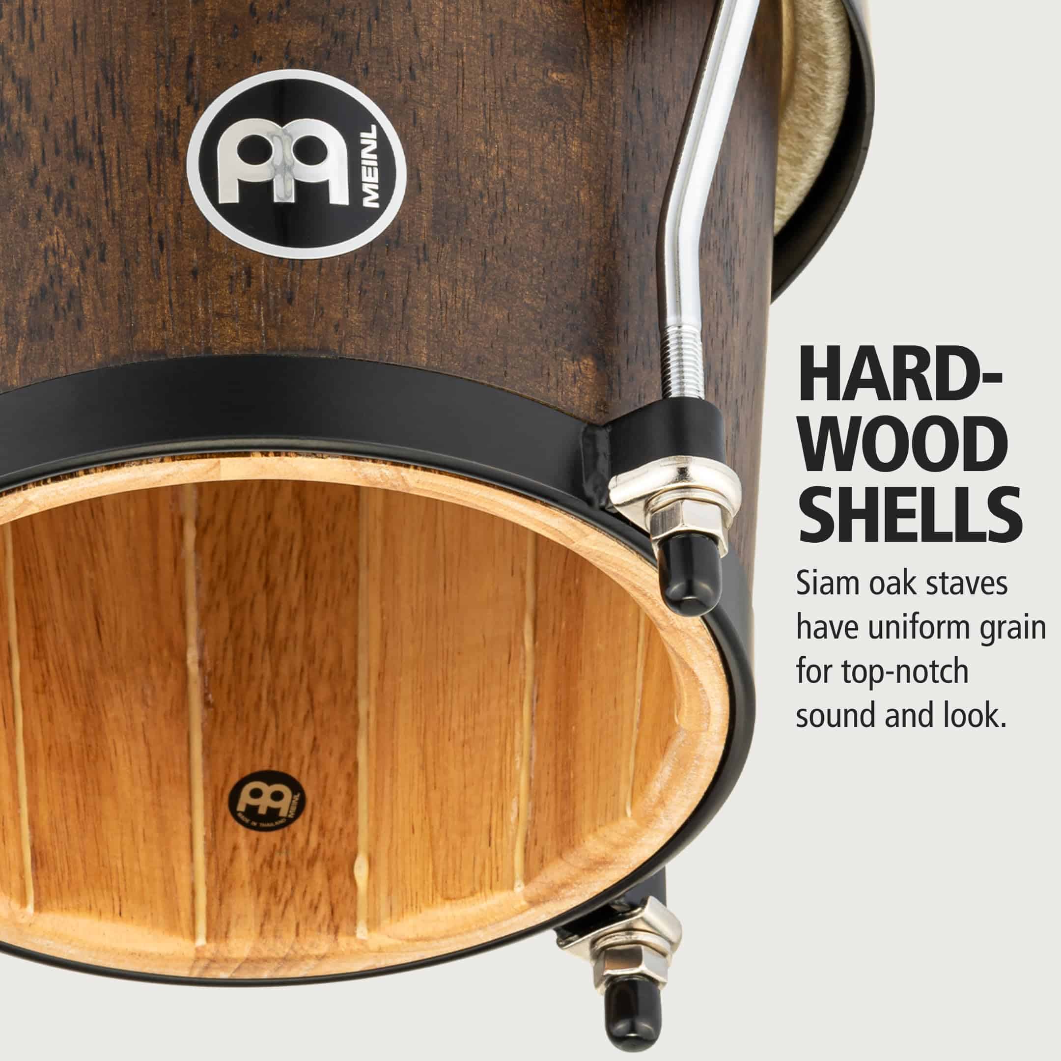 Set de Tambores de Mano Bongos Meinl Percussion 6.75" y 8" - Imagen 3