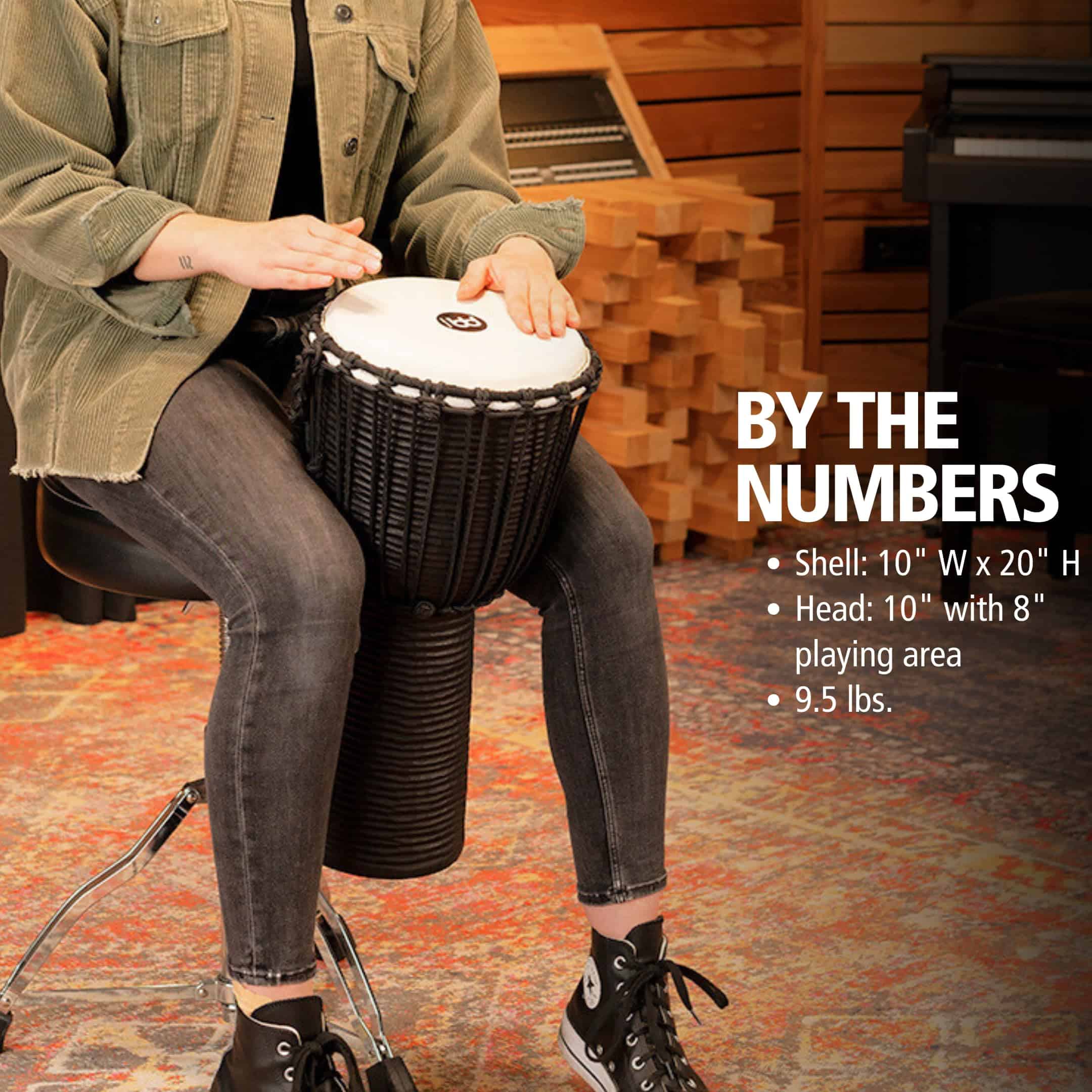 Meinl Percusión Djembe con Madera de Caoba - NO Fabricado - Imagen 7