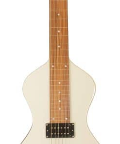 Guitarra Electroacústica Lap Steel Junior Hawaiian, Blanco