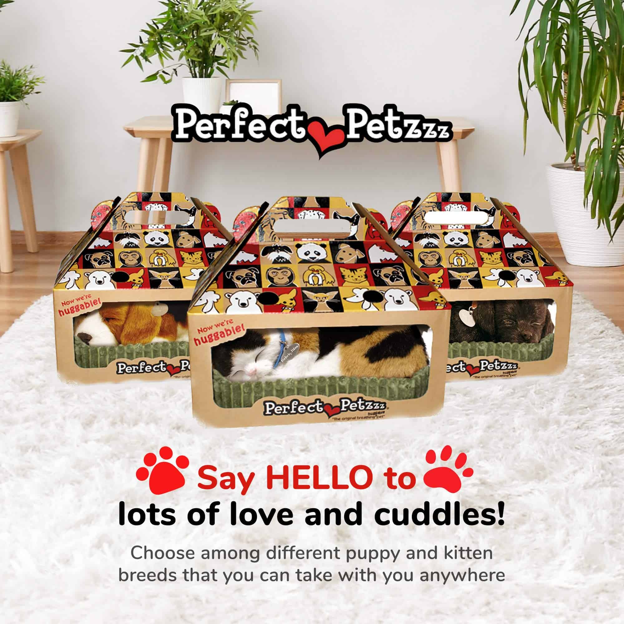 Perfect Petzzz - Original Petzzz Gato Calico, Juguete de - Imagen 8