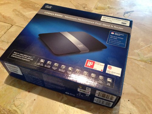 Router inalámbrico Linksys E4200 de doble banda de alto