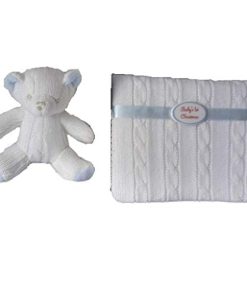 Álbum de Fotos del Primer Navidad del Bebé y Osito de Punto