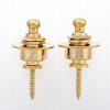 2 Schaller Style Strap Locks Gold Pull to Release Allparts