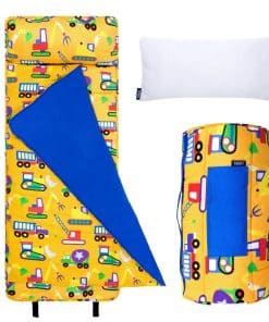 Wildkin Original Nap Mat con Almohada -Bajo Construcción