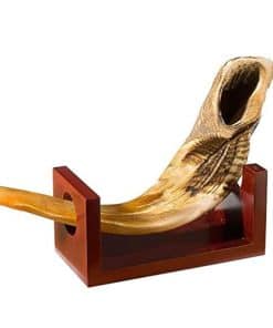 Soporte de madera para Shofar Holy Land Gifts para cuernos