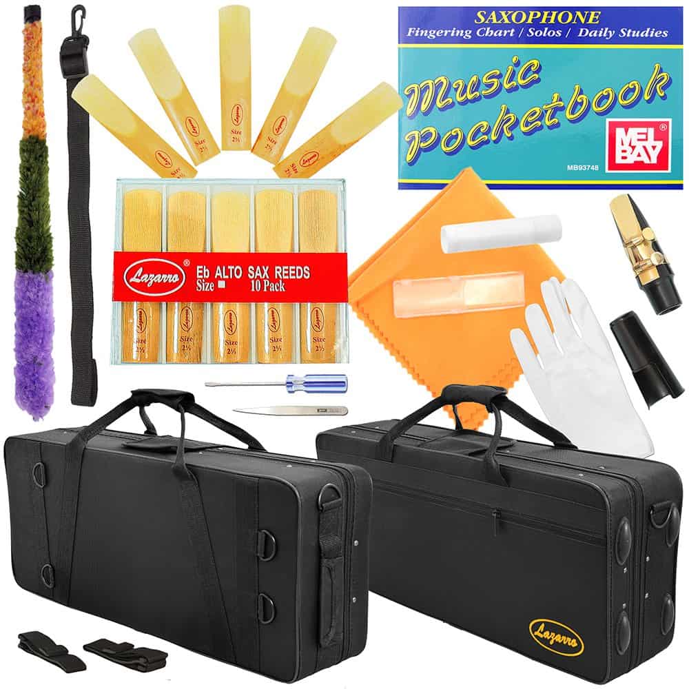 Saxofón Alto Lazarro Eb E Flat 370-BN - Llaves en Negro - Imagen 9