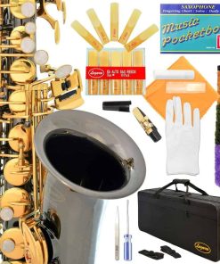 Saxofón Alto Eb E-flat Lazarro Profesional con Cuerpo de