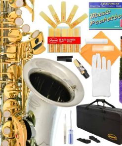 Saxofón Alto Eb E Flat 360-2C - Cuerpo Plateado/Claves