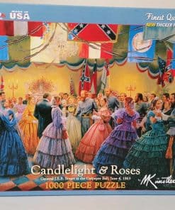 Rompecabezas de 1000 Piezas Candlelight & Roses de White