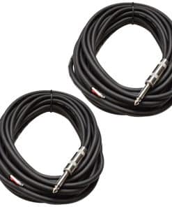 Conjunto de 2 Cables de Altavoz de 25 pies de Seismic Audio