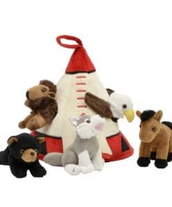 Set de Juego de Teepee de Peluche de la India 12" H