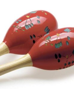Maracas de Madera Stagg MRW-29, 28cm, Rojo