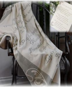 Manta de Confort Memorial de Punto Suave para Expresar