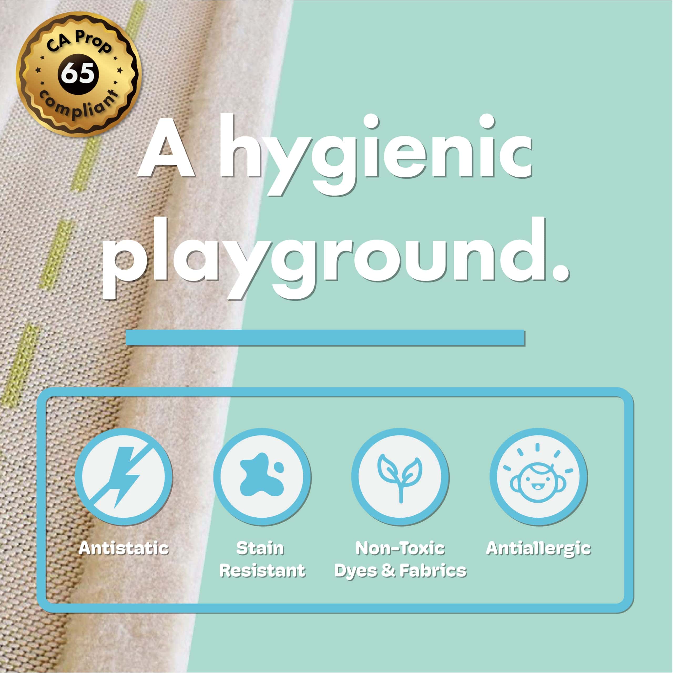 Tapete de Juegos 3D Montessori IVI Playhouse, No Tóxico, - Imagen 7