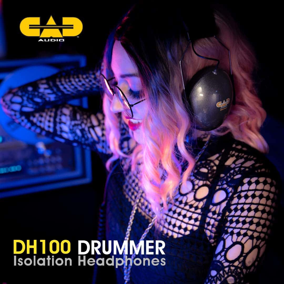 Audífonos de Aislamiento para Bateristas CAD Audio DH100, - Imagen 6