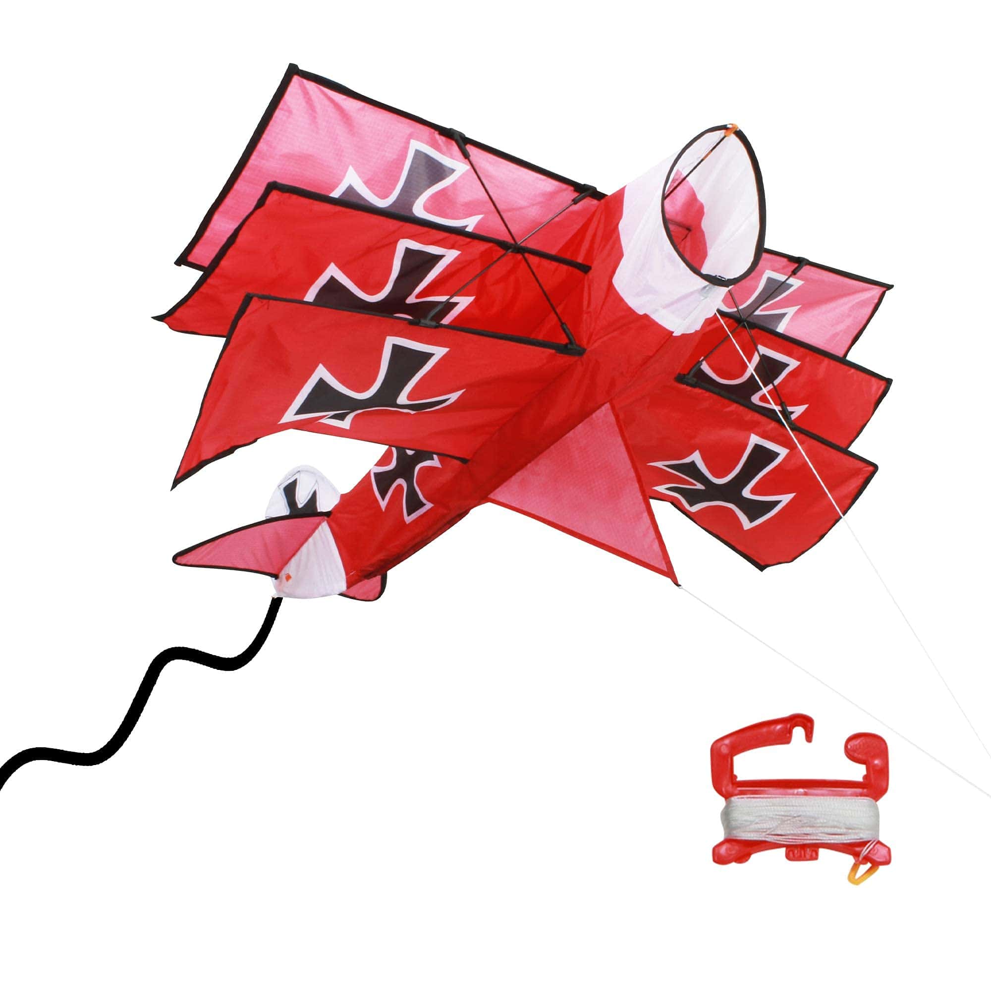 Cometa de Nylon 3D de gran tamaño WindNSun, Red Baron