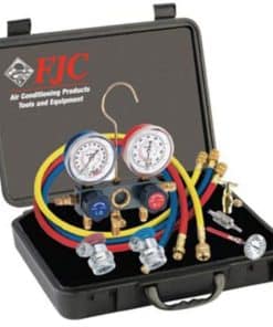 Manifold de Aluminio FJC FJC6785 (Set R134A), 1 Paquete