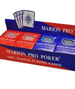 Caja de Marion de 12 Barajas de Cartas de Póker