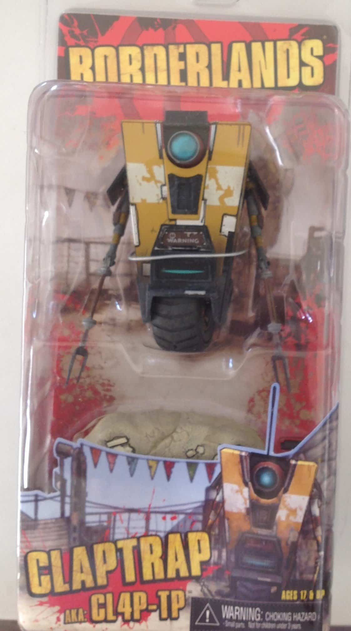 NECA Borderlands Figura de Acción Claptrap de 4 Pulgadas - Imagen 3